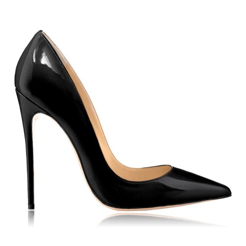 Stiletto Heels in Patent Leather 120mm | Identita Shoes