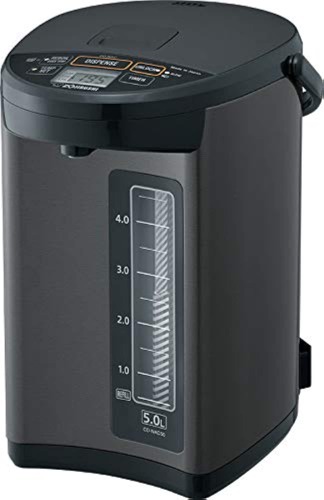 Zojirushi CD-NAC50BM Micom Water Boiler & Warmer, 5.0 Liter, Metallic Black - 5.0-Liter Metallic Black