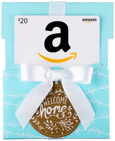 Amazon.ca Gift Card in a Welcome Home Reveal