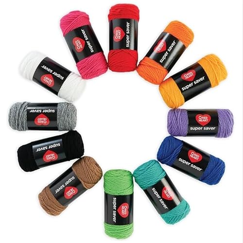 Red Heart Super Saver Super Yarn Craft Kit for Crochet & Knitting & Amigurumi Projects - Super Craft Kit