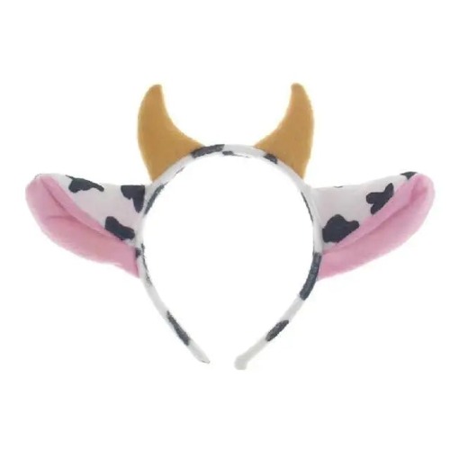 Cute Vegan Cow Ears Headband for Kawaii Outfits