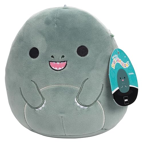 Squishmallows 8" Godzilla - Official Kellytoy Plush - Soft and Squishy Stuffed Animal Toy - Great Gift for Kids