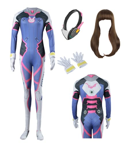 Throne | Osman Ruki | MANMICOS US size womens Dva cosplay costume blue ...