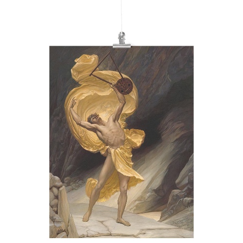 "Orpheus Returning From The Shades" by William Blake Richmond Matte Poster - 18x24