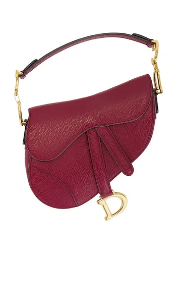 Dior Leather Saddle Bag