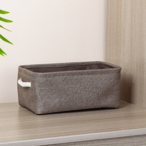 Folding Storage Baskets - Coffee / Small