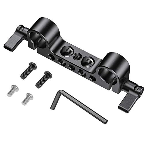 SmallRig Super Lightweight 15mm Railblock, 15mm Rod Clamp with 1/4"-20 Thread for Sony for Canon and Other 15mm DSLR Camera Rig Shoulder Support Rail System - 942 - 1pc