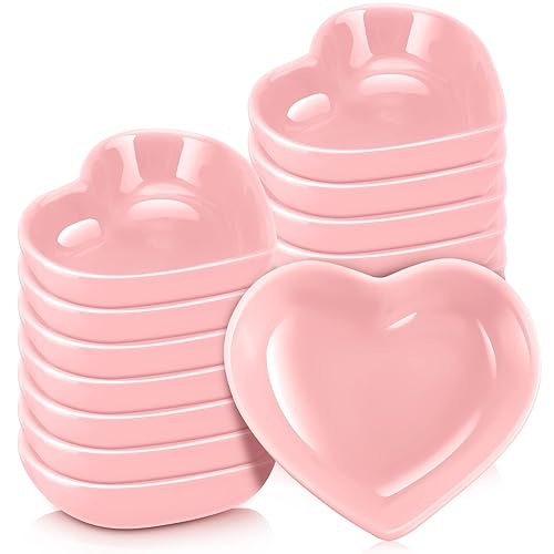 (Pink heart plates)
