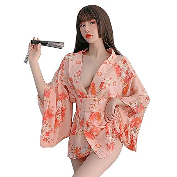 SINMIUANIME Women Lingerie sexy lingerie Japanese retro kimono dress cosplay Japanese kimono suit