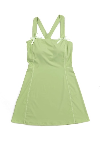 Bianca Tennis Dress Set | Matcha Latte Green 