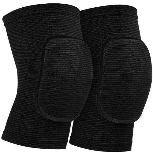Volleball Knee Pads for Dancer,Protective Knee Pas for Adult kids,Soft Breathable Knee Pads for Football Yoga GYM Baketball Skating (Medium, black) - Medium - black