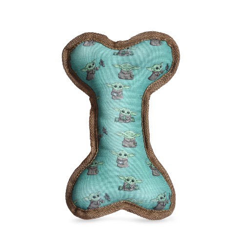 STAR WARS Mandalorian: The Child Oxford Bone Squeak Toy Dog Toy from STAR WARS & The Mandalorian Bone-Shaped Squeaker Toy STAR WARS Squeaky Chew Toy for Dogs,8 Inch
