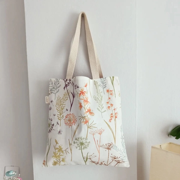 Laura Ashley fabric tote bag