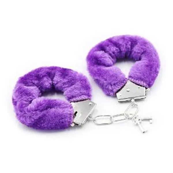 Toy Plush Handcuffs Keys Costume Prop Accessories for Halloween Party Stage Costume Props