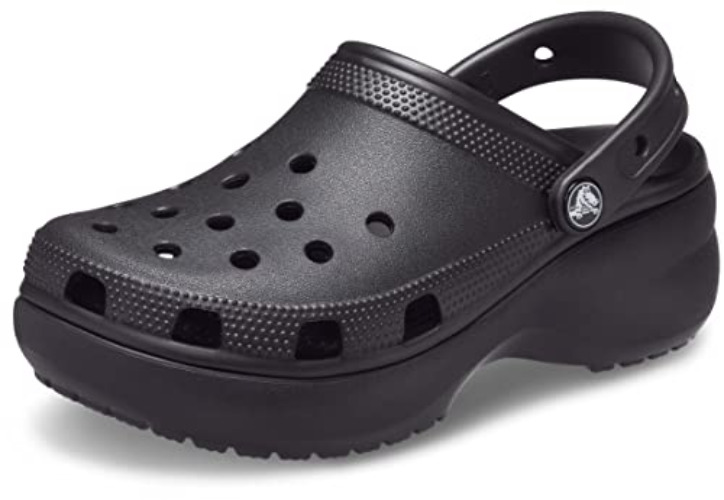 Crocs Womens Classic Platform Clog - 7 - Black