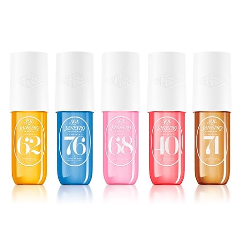SOL DE JANEIRO Mist and Match Hair & Body Perfume Bundle, Includes 5 90ml Cheirosa Fragrances, Amazon Exclusive