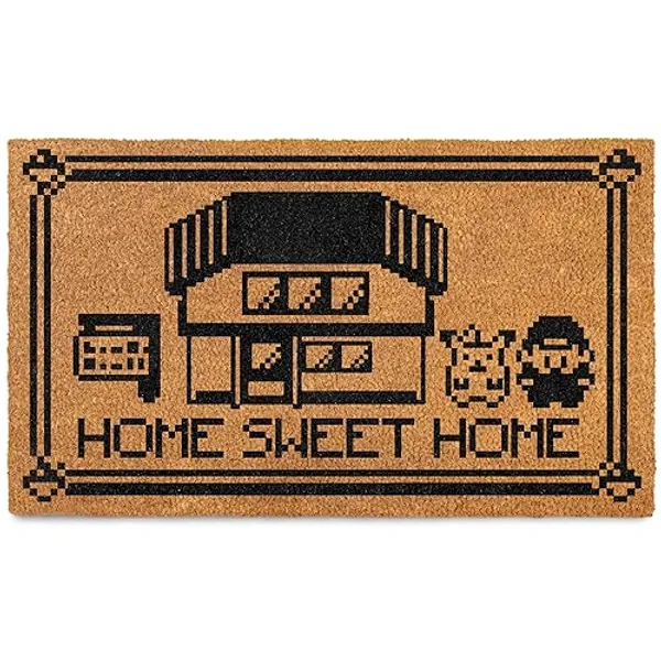 MAINEVENT Home Sweet Home Door Mat Rug 30x14 Inch, Anime Doormat, Anime Door Mat, Anime Welcome Mat, Nerd Rug, Nerdy Welcome Mat, Anime Rug, Nerd Door Mat, Gamer Door Mat, Geeky Door Mat