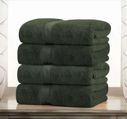 Superior Madison Egyptian Cotton Heavyweight Luxury Bath Towel Set of 4