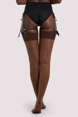 Seamed Stocking Dark Nude | UK 20-22 / US 16-18