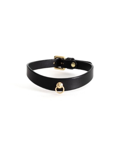Choker "Delia" Black | Black / Gold / M