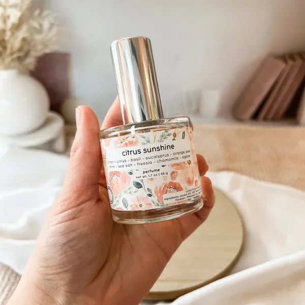 citrus sunshine |  hand poured perfume | eau de parfum