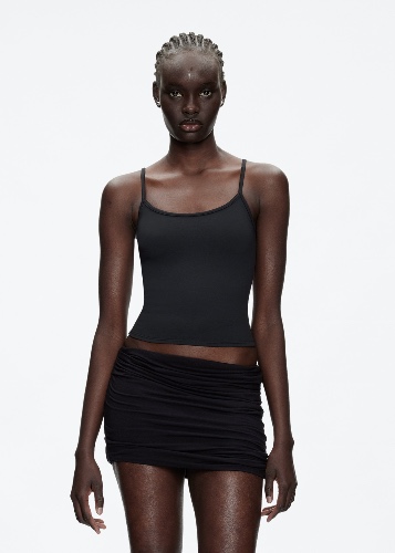 black tank top