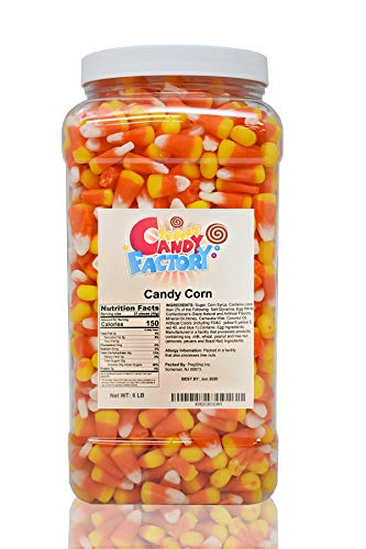 Sarah's Candy Factory Candy Corn in Jar (6 Lbs) - 6 Pound (Pack of 1)
