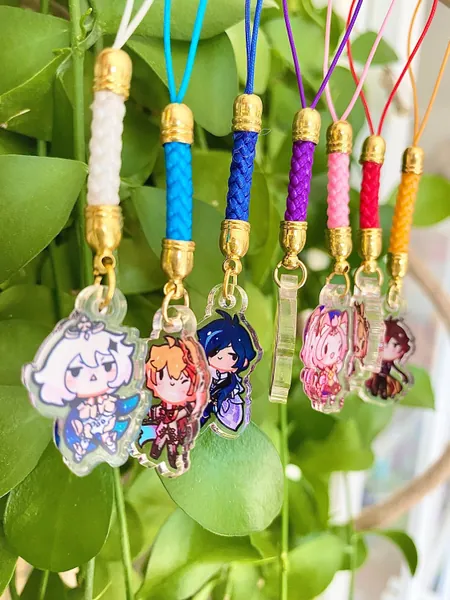Genshin Impact Mini Mobile Phone Charms! [Recycled plastic] 2,5 cm Charms! 52 characters available!!
