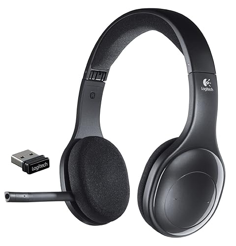 Logitech H800 Bluetooth Wireless Headset with Mic for PC, Tablets and Smartphones (Renewed)