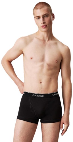 Calvin Klein 3'Lü Boxer Erkek - S - Black Black Black