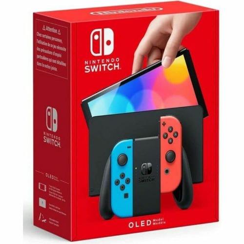 Nintendo Switch OLED Game Console Red - Blue