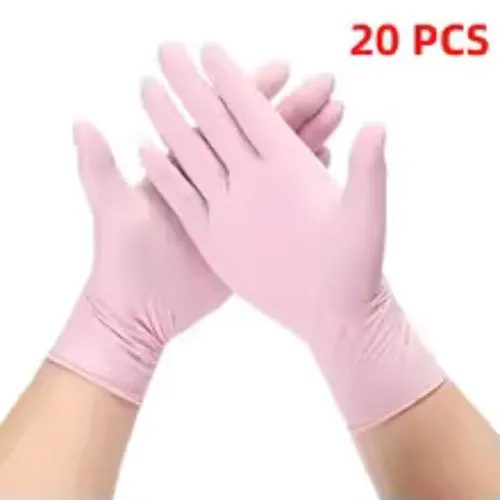 Latex Gloves Pink