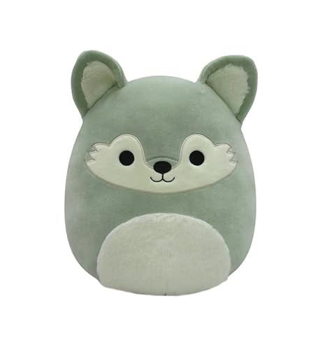 Squishmallows Squishmallow Official Kellytoy 11 Inch Soft Plush Squishy Toy Animals ((Oakley The Wolf (Sage Green))