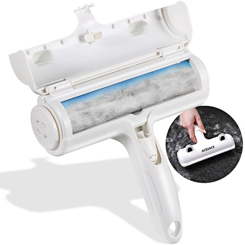 ACE2ACE Borttagningsrulle för Husdjurshår, Ateranvändbar Borste för Djurhårborttagning för Hundar och Katter, Lätt att Självrengöra Husdjurspälsen från Matta, Möbler, Kläder och Sängkläder, Soffa