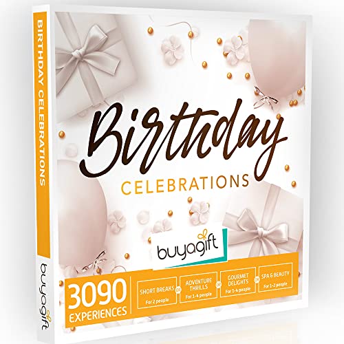 Buyagift Birthday Celebrations Gift Experience Box - 3090 experience days across the UK to make someone smile