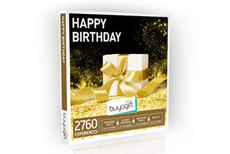 Buyagift Happy Birthday Gift Experiences Box - Over 2760 Experiences for One or Two People