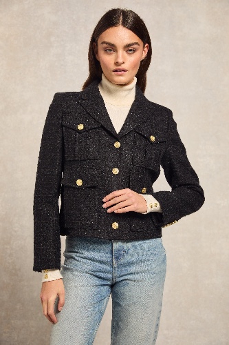 Richmond Jacket (Black Sparkle Tweed) | 8