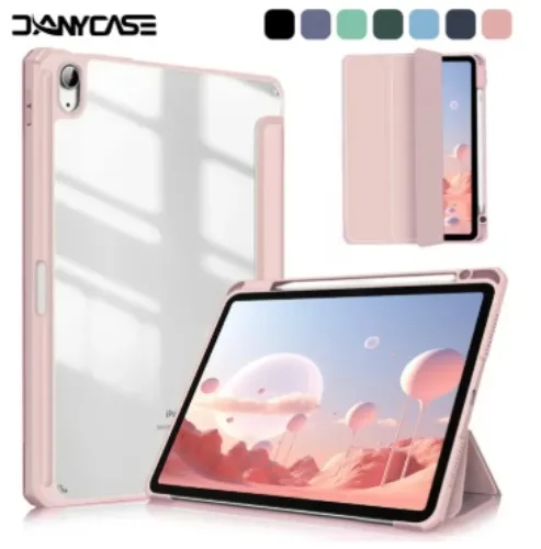 DANYCASE for iPad Case for iPad Air 4 Air 5,7/8/9th Generation 10.2,10th Gen 10.9,iPad Pro 11 M4 Pro 13,Air 6 M2 11 13,Pro 12.9 4/5/6th,5/6th 9.7,Mini 6 Mini 7 A17 Pro 8.3 Transparent Smart Wake/Sleep Tablet Cover | Lazada PH