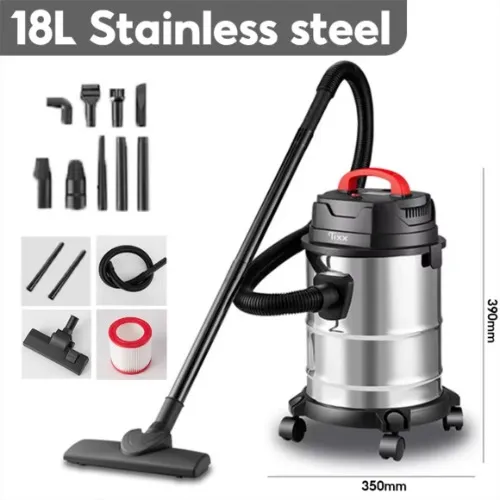 Tixx Vacuum Cleaner wet and dry 15L/18L/35L vacuum for bed and sofa 1500W vacuum cleaners heavy duty 304 stainless