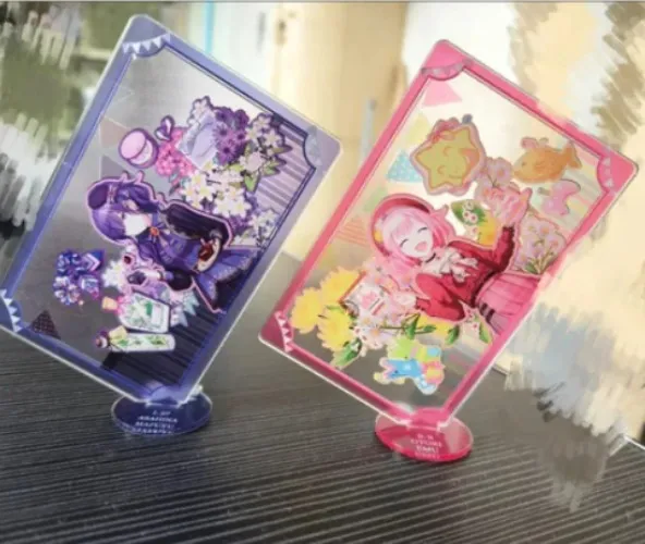 Project SEKAI Colorful Stage Inspired Acrylic Standees -Emu and Mafuyu - Cute & High-Quality Desktop Decor