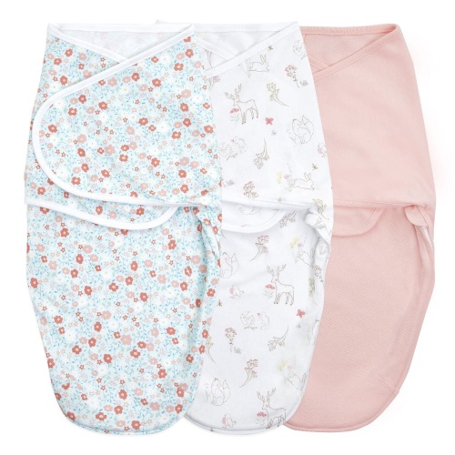 Essentials wrap swaddle 3pack - Fairy Tale Flowers 0-3 months | Default Title