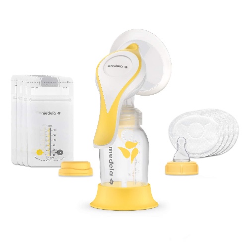 Medela Harmony Manual Breast Pump, Essential Pack, Includes Teat, Storage Bags & Nursing Pads - Pump with Essential Pack $61.40
