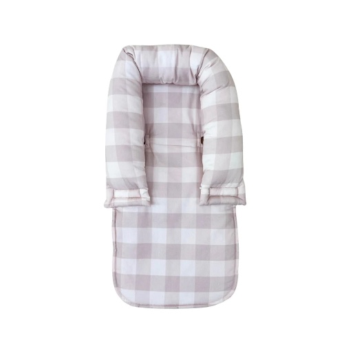Bambella Designs Infant Head Support | Blush Gingham | Default Title