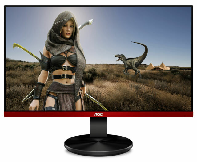 AOC 90 Series G2490VXA 23.8" FHD VA LCD Gaming Monitor - Black/Red