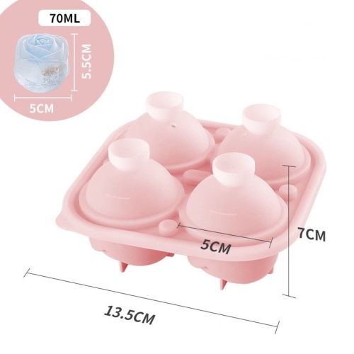 Rose Shaped Ice Mold