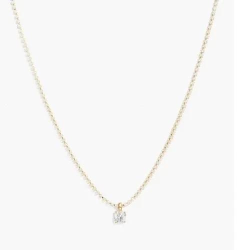 Gold & Crystal Dainty Necklace - Nordstrom