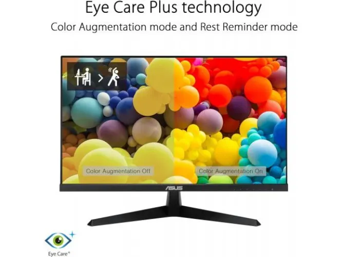 Monitor ASUS VY249HGE EyeCare 24", IPS, FHD 1920x1080px, 144Hz, 1ms, FreeSync, HDMI - HGSPOT
