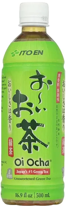 Ito En Tea Oi Ocha Green Tea (Pack of 12) and Tea's Tea Ocha Green Tea, 16.9 oz Bundle