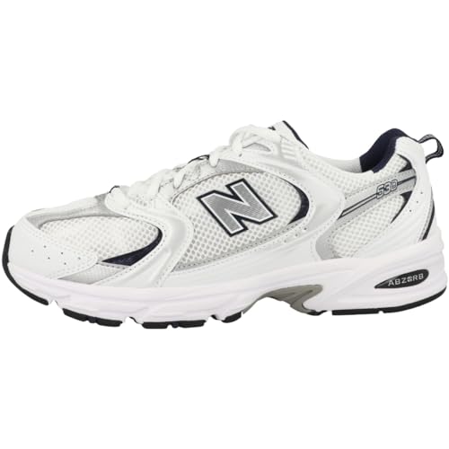 New Balance Unisex 530 Sneaker - 39.5 EU - White Blue 110