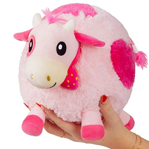 Squishable / Mini Strawberry Cow 7" Plush